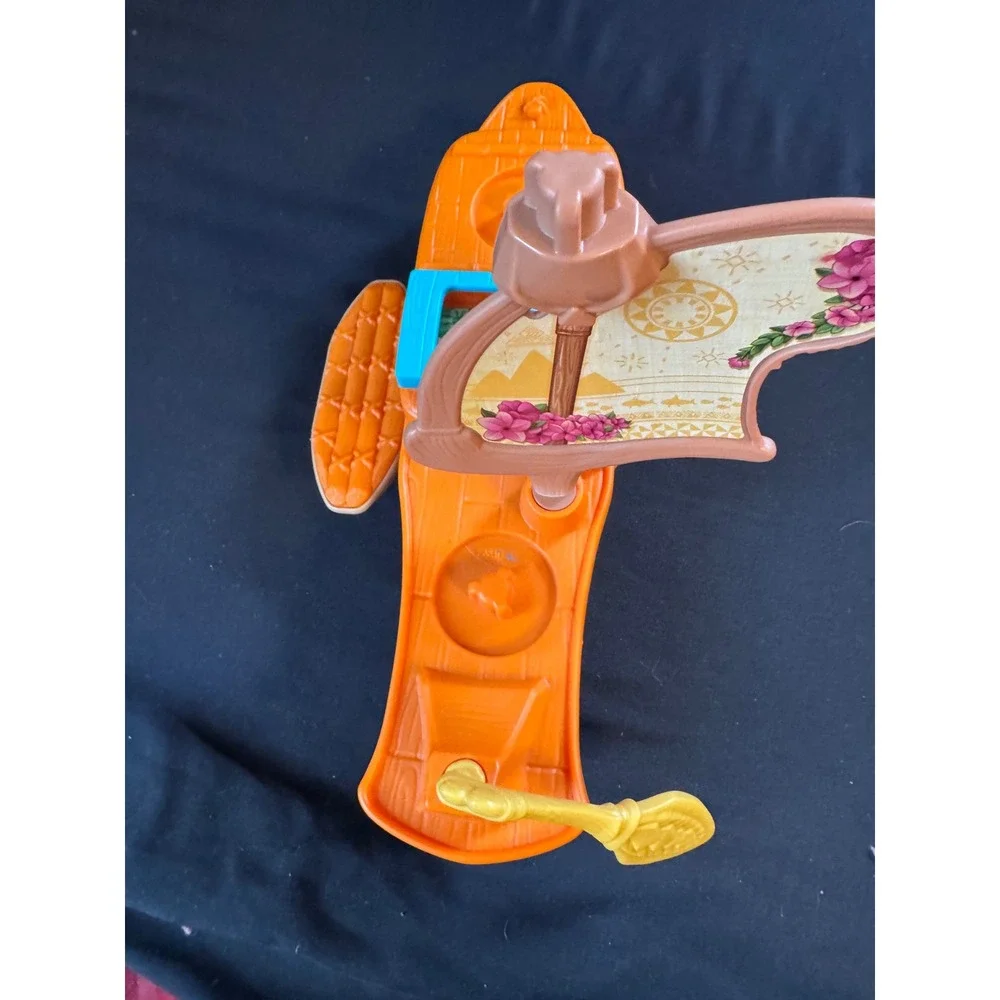 Fisher Price‎ Little People Disney Moana Wayfinding Canoe Boat Toy HNR27 Orange
